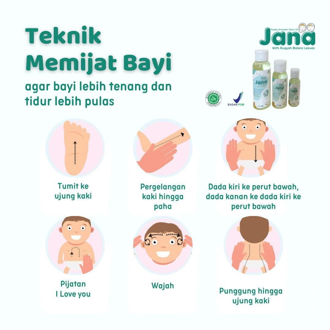 Rahasia Teknik Memijat Bayi untuk Membuat Lebih Tenang dan Tidur Lebih Pulas